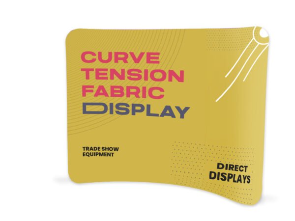 10ft Curve Tension Fabric Display
