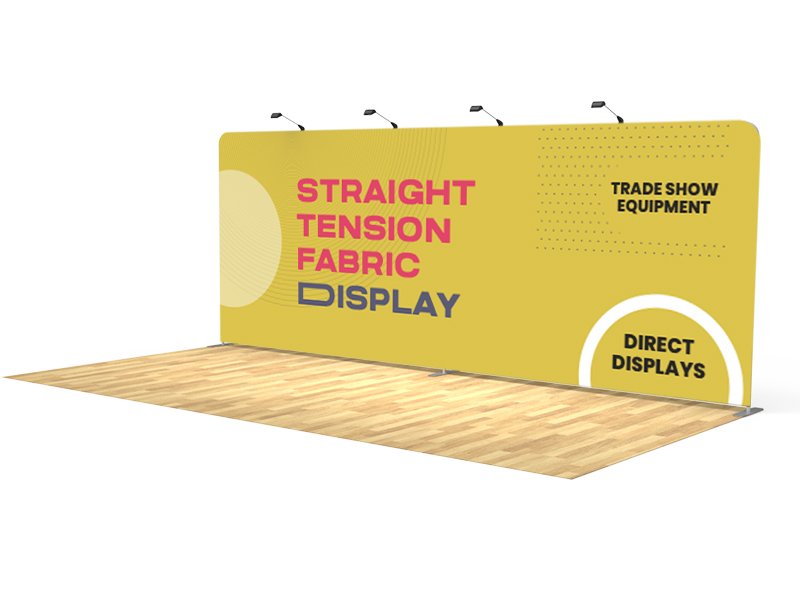 20ft Straight Tension Fabric Display