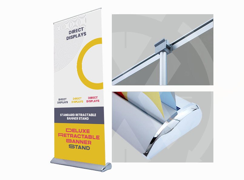 33″ x 81″ Deluxe Retractable Banner (Double Sided)