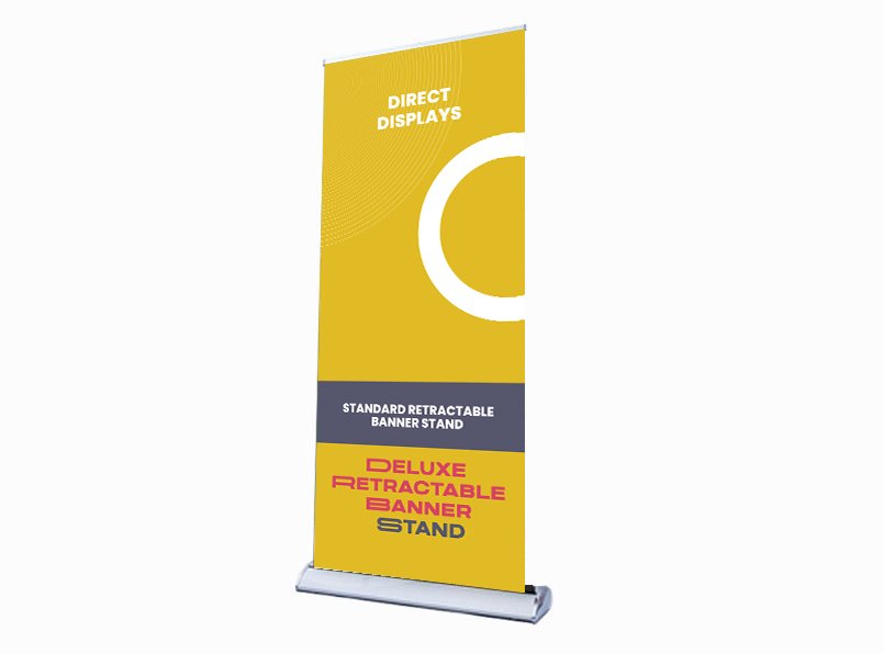 33″ x 81″ Deluxe Retractable Banner