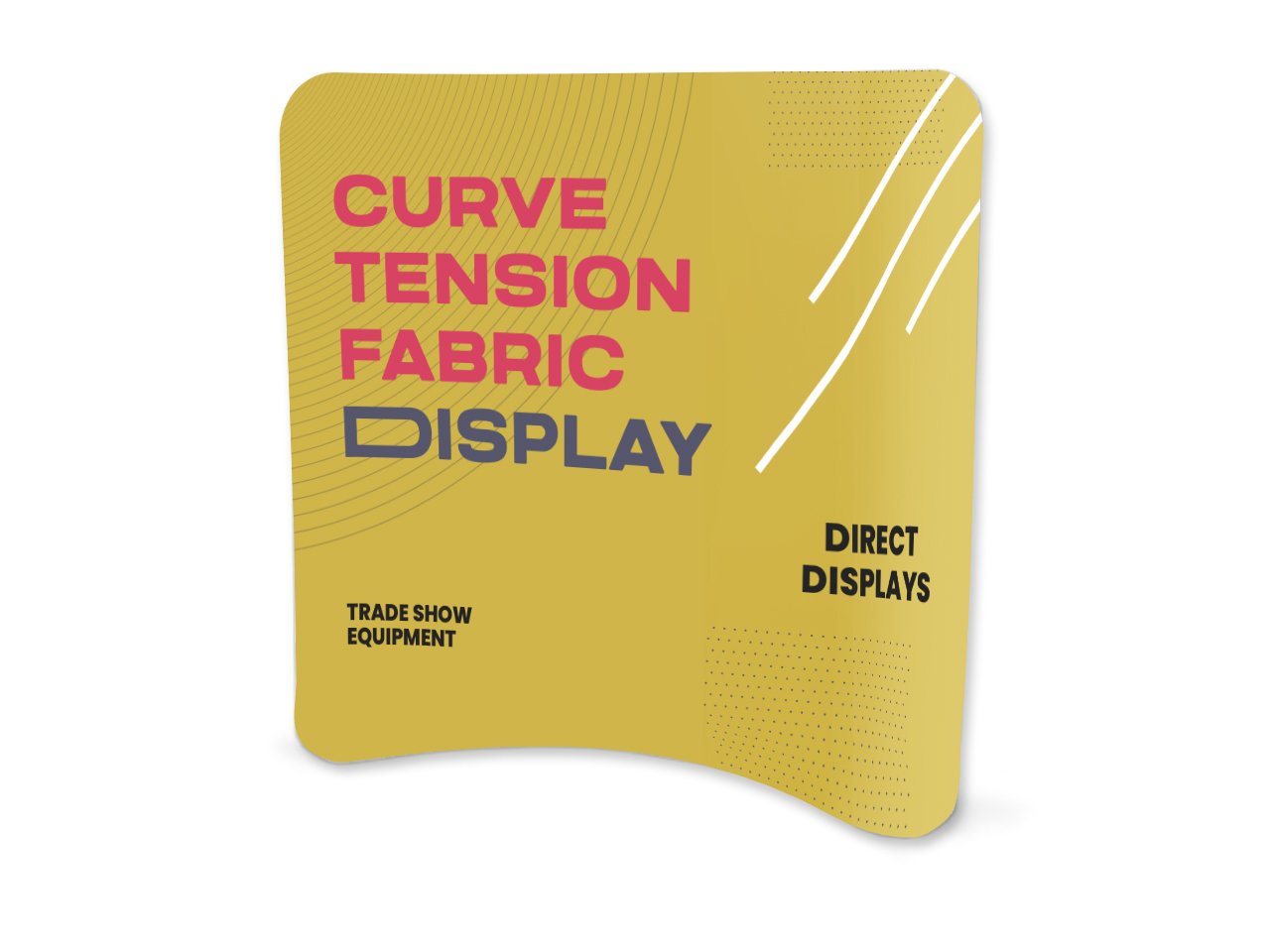 8ft Curve Tension Fabric Display