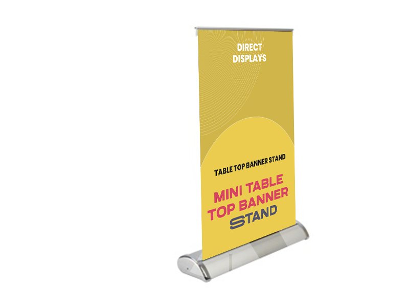 Mini Table Top Banner Stand