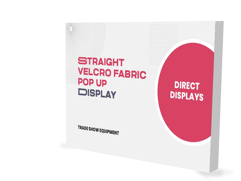 Straight Velcro Fabric Pop Up Display